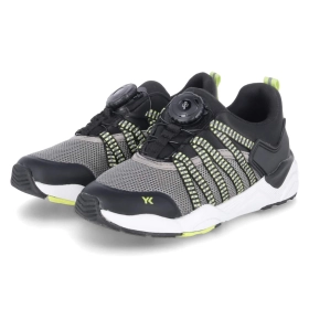 Low Sneaker - black-lime