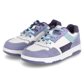 Low Sneaker - purple-white