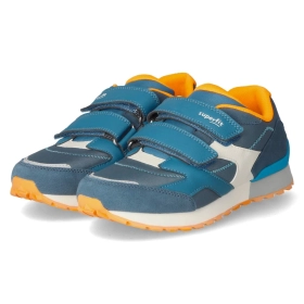 Low Sneaker DASH - BLAU/ORANGE