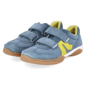 Klettschuh STORM - BLAU/GELB
