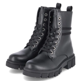 Schnürboots - schwarz