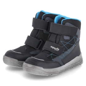 Winterstiefeletten MARS - schwarz/türkis