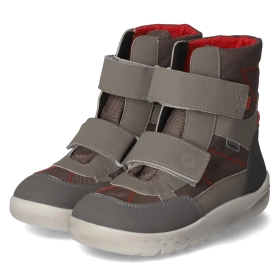 Winterstiefeletten UKI - meteor/schoko/rot