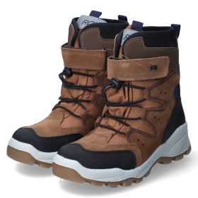 Winterstiefeletten - LEATHER/BLUE