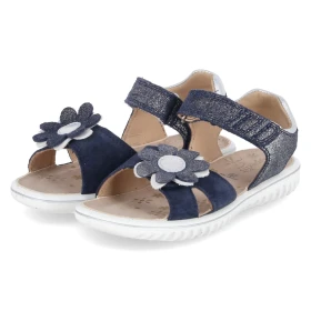 Sandalen SPARKLE - BLAU/SILBER