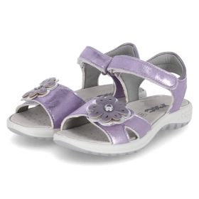 Sandalen - iris/silber