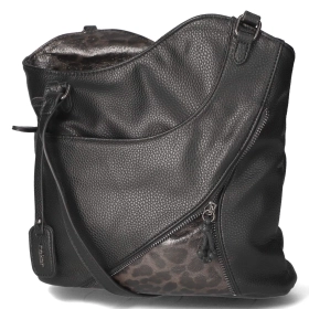 Schultertasche - schwarz kombi