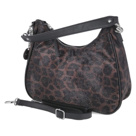 Schultertasche GRESA - brown