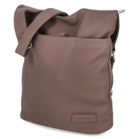 Schultertasche - taupe