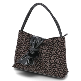 Schultertasche - king choco farang nero