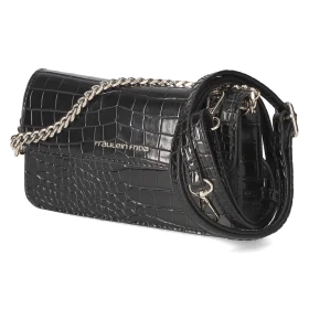 Handtasche - black-kroko