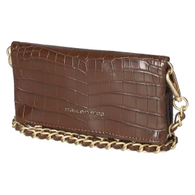 Abendtasche - brown-kroko