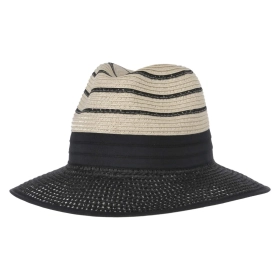 Fedora - linen/black
