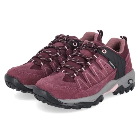 Trekkingschuhe MOUNT PINOS LOW - bordeux/rosa