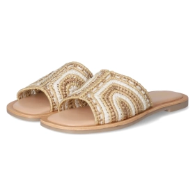 Pantoletten - Gold - Bronze