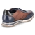 Low Sneaker - dark blue / cognac