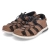 Sandalen - schwarz/schwarz/mandel