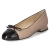 Ballerinas - Taupe/Schwarz