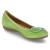 Ballerinas - granny green