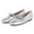 Spangenballerinas - silber (Kristall)