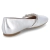 Spangenballerinas - silber (Kristall)