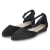 Riemchenballerinas - BLACK