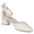 Riemchenpumps - pearl ivory