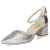 Riemchenpumps - Silber