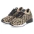 Sneaker - black/beige leopard