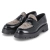 Loafer - nero/taupe