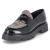 Loafer - nero/taupe