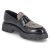 Loafer - nero/taupe