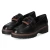 Slipper - BLACK LEATHER