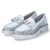 Slipper - WHITE LEATHER STRUCTURE