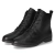 Schnürstiefeletten - schwarz