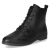 Schnürstiefeletten - schwarz