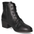 Schnürstiefeletten - schwarz