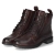 Schnürstiefeletten - bordo