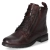 Schnürstiefeletten - bordo