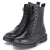 Schnürstiefeletten - BLACK LEATHER