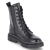 Schnürstiefeletten - BLACK LEATHER