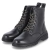 Schnürstiefeletten - black