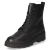 Schnürstiefeletten - SCHWARZ/SILBER