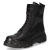 Schnürstiefeletten - schwarz