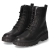 Schnürstiefeletten - schwarz