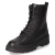 Schnürstiefeletten - schwarz