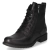 Schnürstiefeletten - black