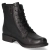 Schnürstiefeletten - black