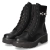 Schnürstiefeletten - schwarz