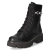 Schnürstiefeletten - schwarz